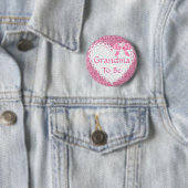Pink Bow Oma zum Baby Showknopf Button (Beispiel)