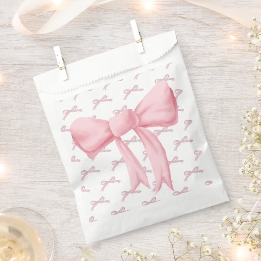 Pink Bow Peppy Fevor Bags Geschenktütchen (Ausgeschnitten)