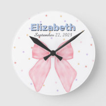 Pink Bow Personalisiert Individuelle Name Girl