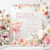 Pink Bow Petals & Prosecco Blush Brautparty