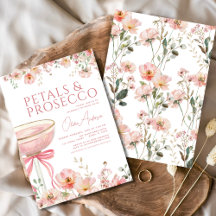 Pink Bow Petals & Prosecco Blush Brautparty