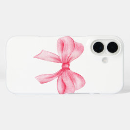 pink bow phone case