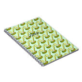 Pink Bow Pickles Notizblock (Rechte Seite)