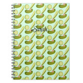 Pink Bow Pickles Notizblock (Vorderseite)