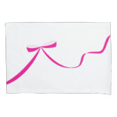 Pink Bow PIllows Kissenbezug (Vorderseite-Links)