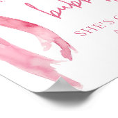 Pink Bow Pop Die Blase, die sie bekommt ein Hubby- Poster (Ecke)