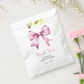 Pink Bow Ribbon Babydusche Geschenktütchen (Versiegelt)