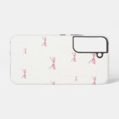 Pink Bow Samsung Handy Case Galaxy Hülle (Rückseite (Horizontal))