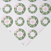 Pink Bow Sash Weihnachtsfeier Seidenpapier (Ausschnitt)