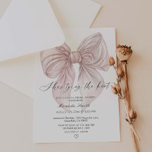 Pink Bow Sie bindet das Brautparty des Knotens