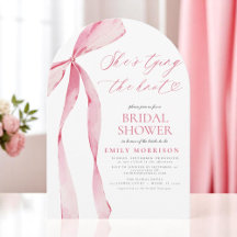 Pink Bow Sie bindet das Brautparty des Knotens