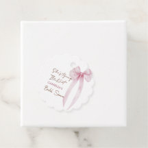 Pink Bow Sie bindet das Brautparty des Knotens