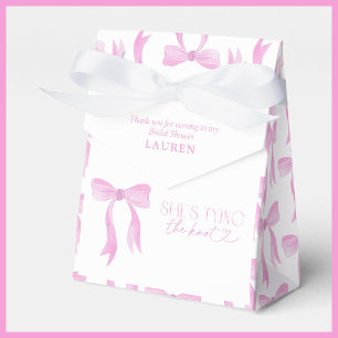 Pink Bow Sie bindet das Brautparty des Knotens Geschenkschachtel