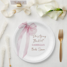 Pink Bow Sie bindet das Brautparty des Knotens