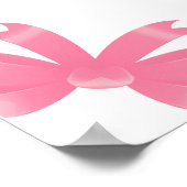 Pink Bow Sie bindet das Brautparty des Knotens Poster (Ecke)