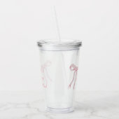 Pink Bow Sie bindet die Brautparty-Favoriten des K Acryltrinkbecher (Links)