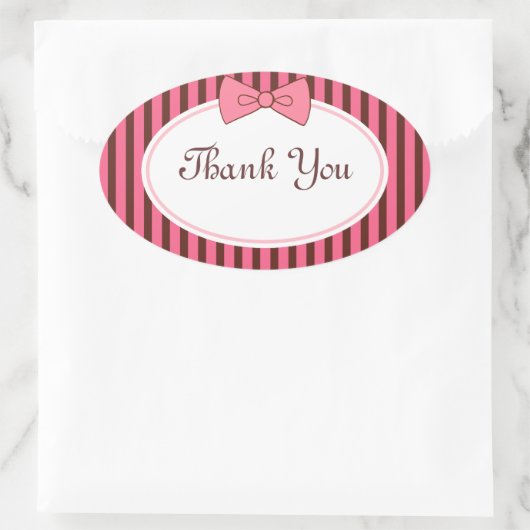 Pink Bow Stickers (Tasche)