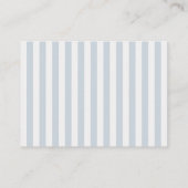 PInk Bow & Stripes-Bücher für die Babyverschlusska Visitenkarte (Rückseite)