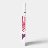 Pink Bow "Sweet Dreams" Glitzer Typografie Case-Mate iPhone Hülle (Rückseite / Rechts)