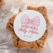 Pink Bow Sweetheart Baby Dusche Gefallen