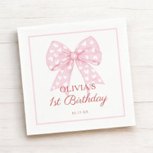 Pink Bow Sweetheart Geburtstagsparty