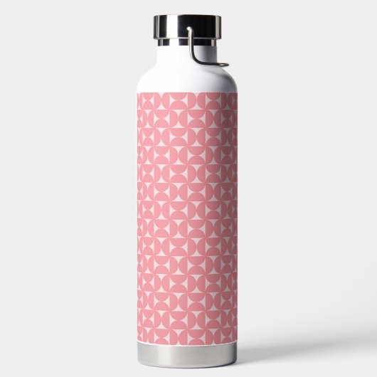 Pink Bow Tie Pattern Water Bottle Trinkflasche (links)