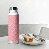 Pink Bow Tie Pattern Water Bottle Trinkflasche