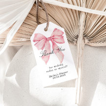 Pink Bow verbindet den Knoten Dankeschön für die T