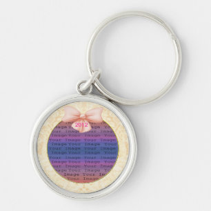 Pink Bow Wedding Key Chain Schlüsselanhänger