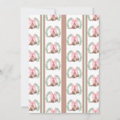 Pink Bow Western Cowgirl Boots Girls Club Geburtst Einladung (Rückseite)