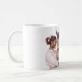 Pink Bow Western Farm Cowgirl Horse Kaffeetasse (Links)
