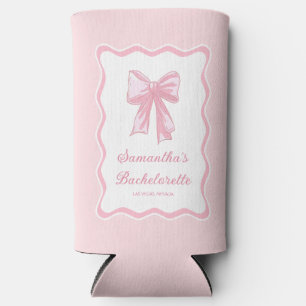 Pink Bow zähmt den Knoten-Junggeselinnen-Abschied Selters Dosenkühler