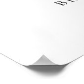 Pink Bow zähmt den Knoten Willkommen in Brautparty Poster (Ecke)