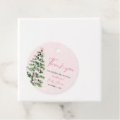 Pink Bows Baby Es ist kalt draußen Babydusche Geschenkanhänger (Beispiel)