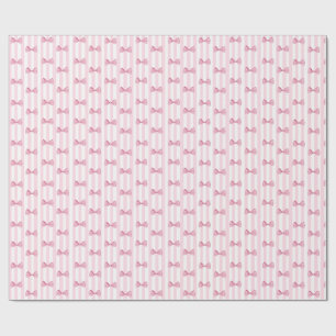 Pink Bows Baby Girl Duschgeschenk Wrap Geschenkpapier