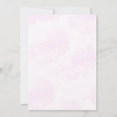 Pink Bows Balloons Einladung zum Geburtstag (Rückseite)