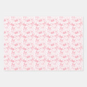 Pink Bows & Dots Geschenkpapier Set (Vorderseite 3)
