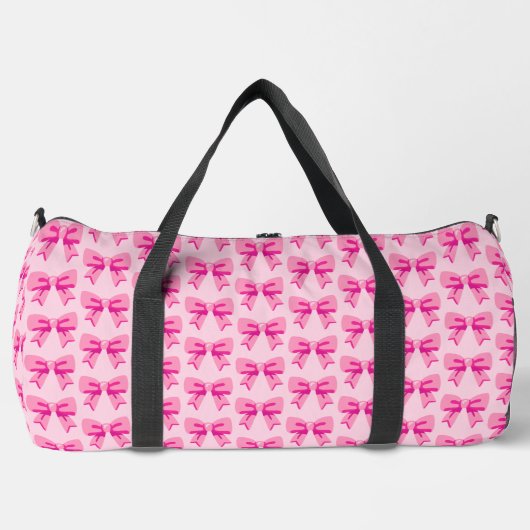 Pink Bows Duffle Bag (Vorderseite)