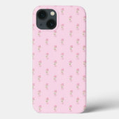 Pink Bows Floral Phone Case (Rückseite)