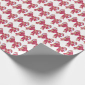 Pink Bows. Geschenkpapier (Ecke)