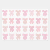 Pink Bows Geschenkpapier Set (Vorderseite 3)