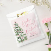 Pink Bows Girl Baby Es ist kalt draußen Babydusche Geschenktütchen (Versiegelt)