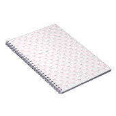 Pink Bows Muster Notebook Notizblock (Rechte Seite)