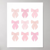 Pink Bows Poster (Vorne)