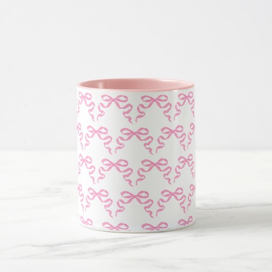 Pink Bows Tasse (Zentrum)