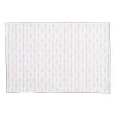 Pink Bows und Streifen Pillowcase Kissenbezug (Vorderseite-Links)