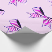 Pink Bows Wrapper Paper Geschenkpapier (Ecke)