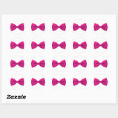 Pink Bowtie Stickers (Blatt)