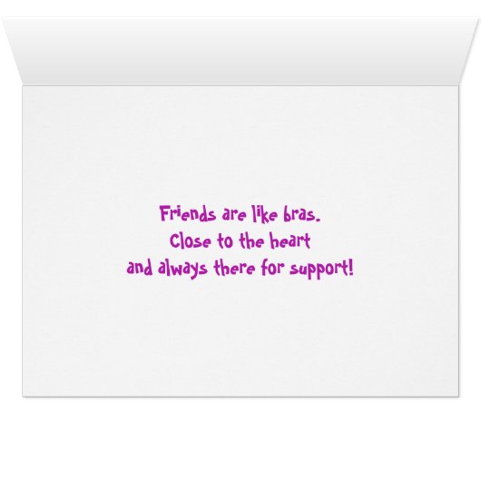 Pink Bra Friendship (Innenansicht Horizontal (Unten))