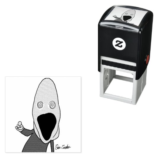 Pink brainwashed puppet pointing permastempel (Beispiel)